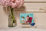 NEW Nora Fleming Clearly A-Nora-Ble Scalloped Acrylic Frame
