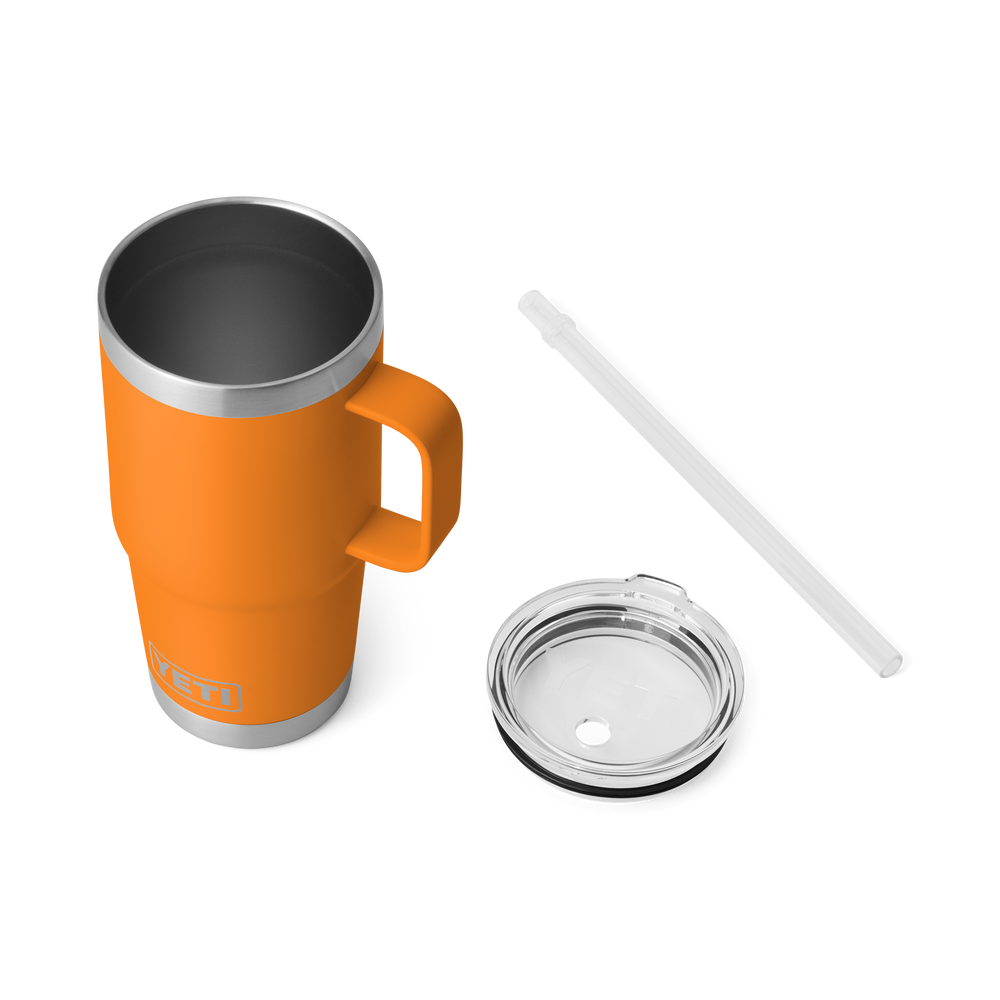 YETI Rambler 25oz Straw Mug: King Crab Orange