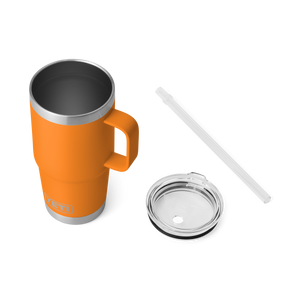 YETI Rambler 25oz Straw Mug: King Crab Orange