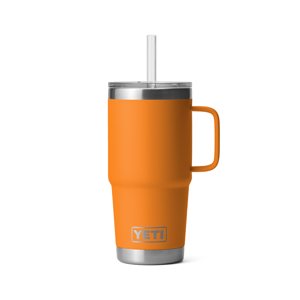 YETI Rambler 25oz Straw Mug: King Crab Orange