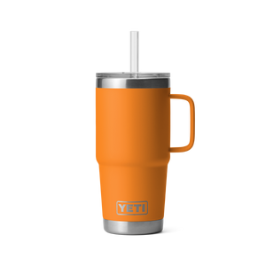 YETI Rambler 25oz Straw Mug: King Crab Orange