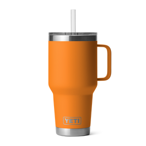 YETI Rambler 35oz Straw Mug: King Crab Orange