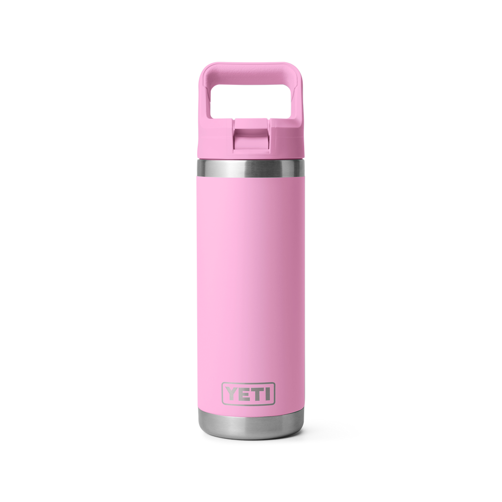 YETI Rambler 18oz Color Cap Bottle: Power Pink