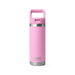 YETI Rambler 18oz Color Cap Bottle: Power Pink