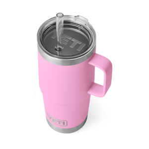 YETI Rambler 25oz Straw Mug: Power Pink