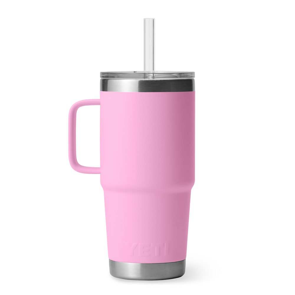YETI Rambler 25oz Straw Mug: Power Pink