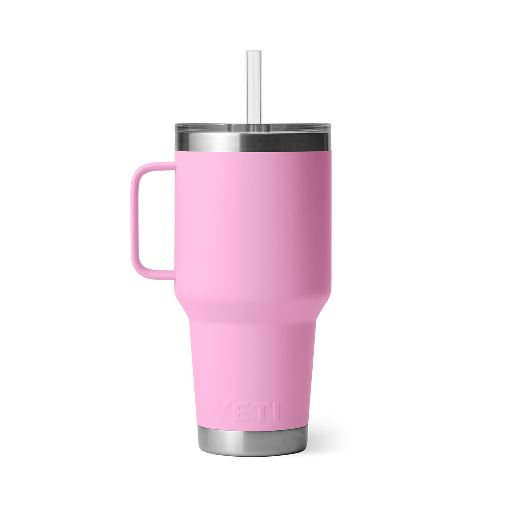 YETI Rambler 35oz Straw Mug: Power Pink