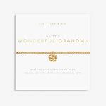 A Little 'Wonderful Grandma' Bracelet in Gold-Tone Plating