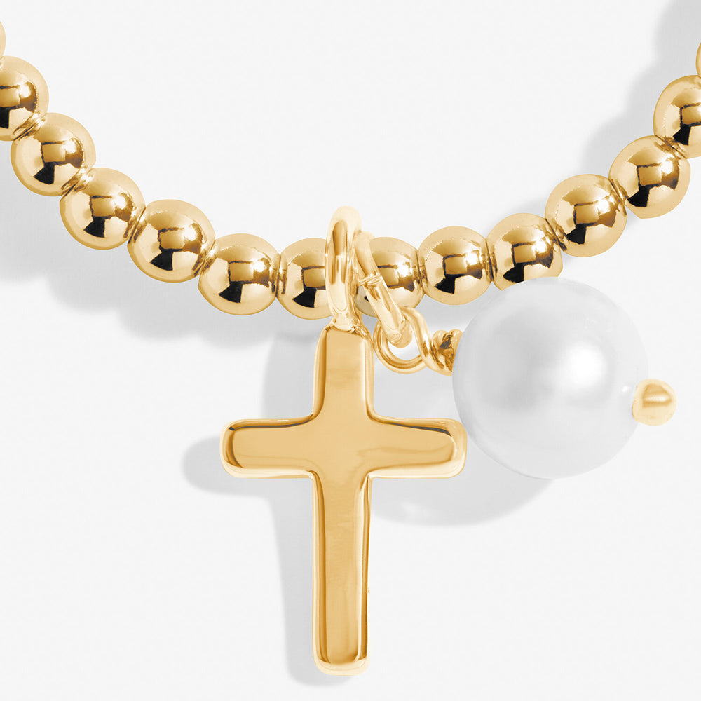 A Little 'Confirmation' Bracelet in Gold-Tone Plating