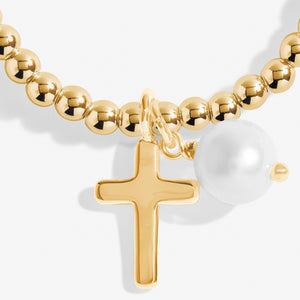 A Little 'Confirmation' Bracelet in Gold-Tone Plating