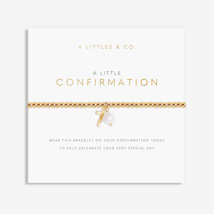 A Little 'Confirmation' Bracelet in Gold-Tone Plating