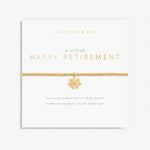 A Little 'Happy Retirement' Bracelet in Gold-Tone Plating