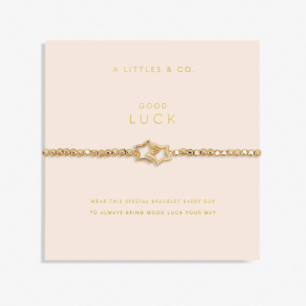 Forever Yours 'Good Luck' Bracelet in Gold-Tone Plating