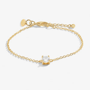 A Little 'Love From Your Little One' Bracelet in Gold-Tone Plating