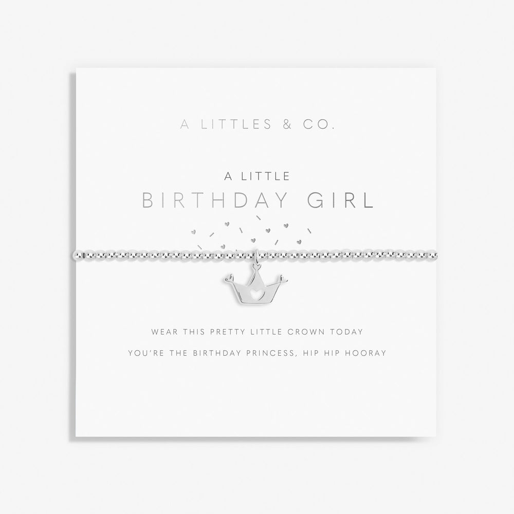 A Little Kid's 'Birthday Girl' Bracelet