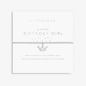 A Little Kid's 'Birthday Girl' Bracelet