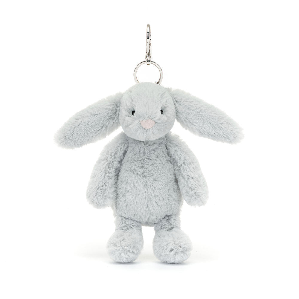Bashful Silver Bunny - Bag Charm