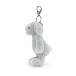 Bashful Silver Bunny - Bag Charm