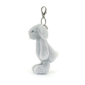 Bashful Silver Bunny - Bag Charm