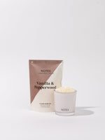 NOTES Candle Refill Kit | Vanilla & Pepperwood