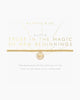 A Little 'Trust In The Magic Of New Beginnings' Bracelet