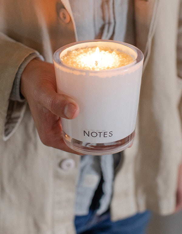 NOTES Starter Candle Glass