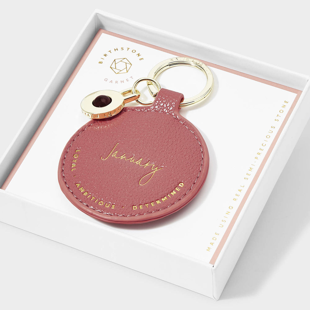 Birthstone Keychain | January