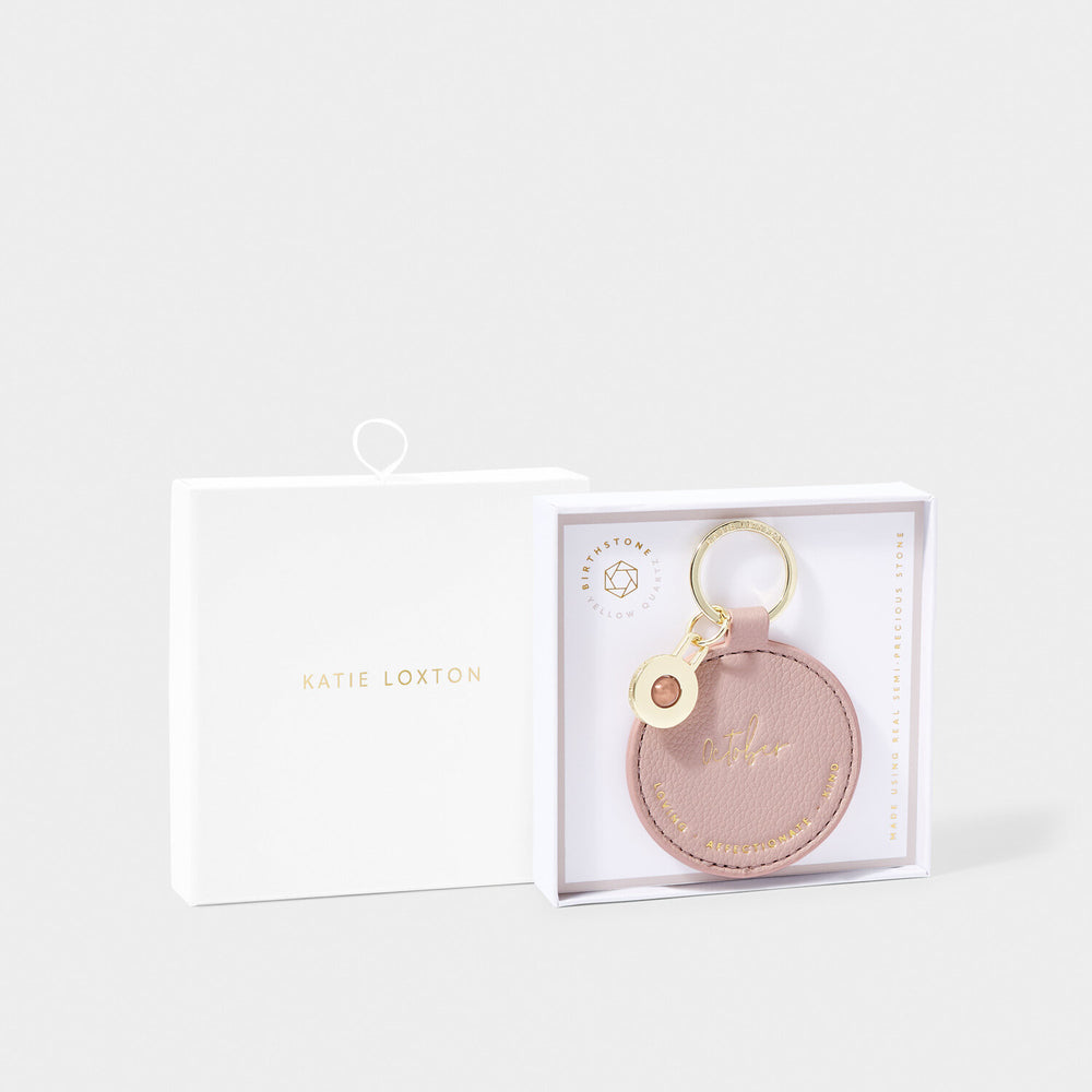 Birthstone Keychain | October