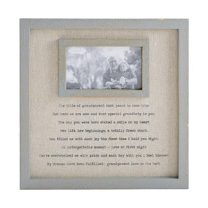 Grandparents Linen Frame