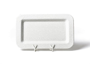 Stone Small Dot Mini Entertaining Rectangle Platter