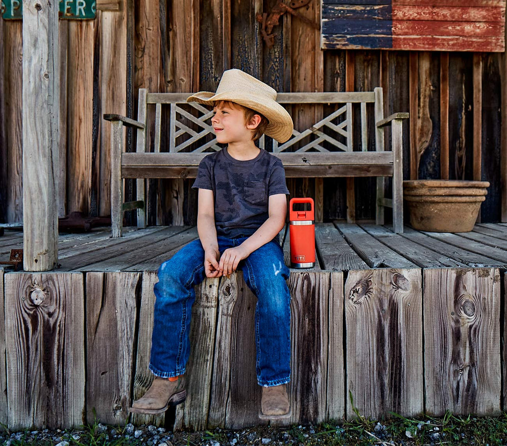 YETI Rambler Jr. 12 Oz Kids Bottle: Canyon Red – Fiddle Stix Boutique