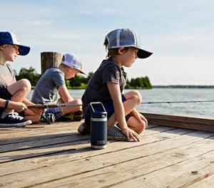 YETI Rambler Jr. 12 Oz Kids Bottle: Navy