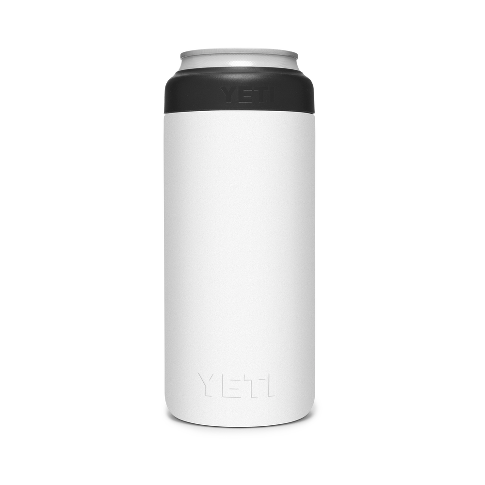 YETI Rambler Colster Slim: White