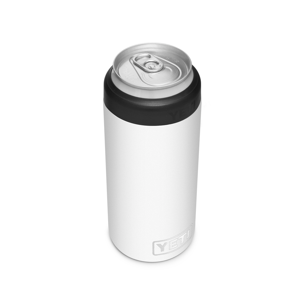 YETI Rambler Colster Slim: White