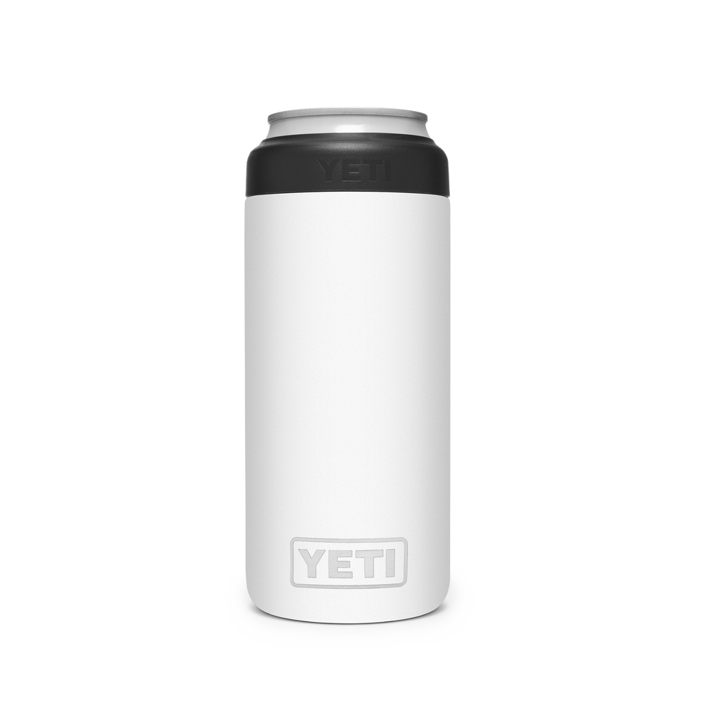 YETI Rambler Colster Slim: White