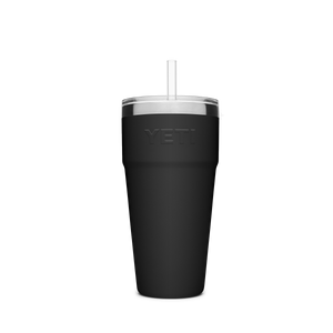 Rambler 26 oz Straw Cup Black - The Gadget Company