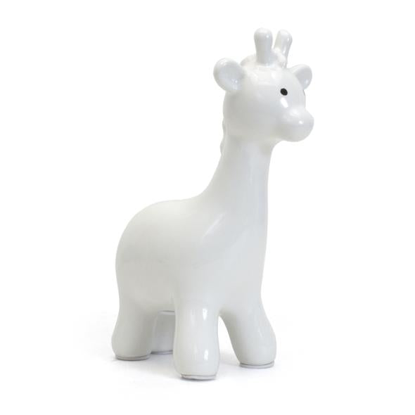 Large Giraffe Bank | White