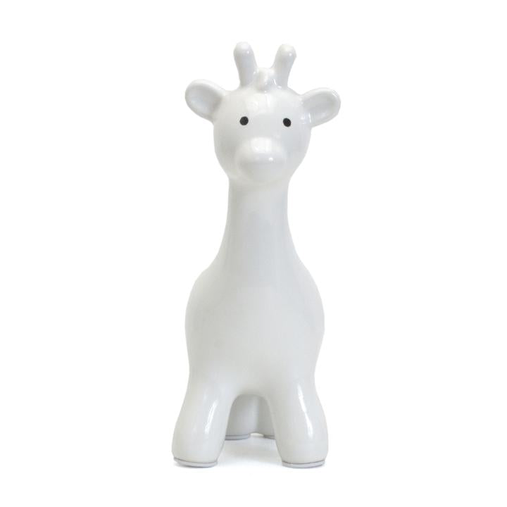 Large Giraffe Bank | White