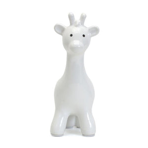Large Giraffe Bank | White