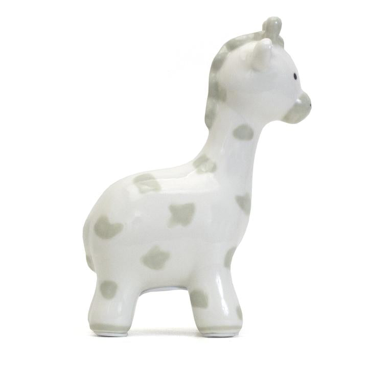 Spotted Giraffe Bank | Gray