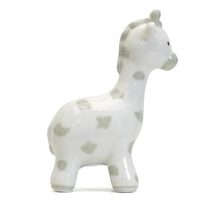 Spotted Giraffe Bank | Gray