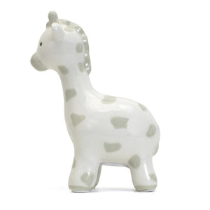 Spotted Giraffe Bank | Gray