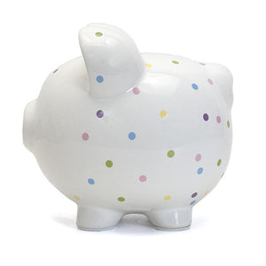 Confetti Dot Piggy Bank