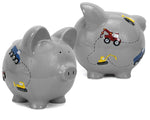 Construction Piggy Bank | Gray