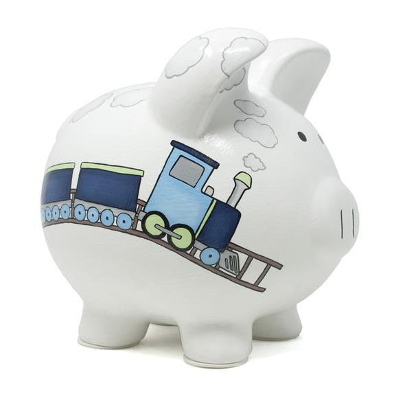 Box Car Train Piggy Bank