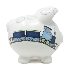 Box Car Train Piggy Bank