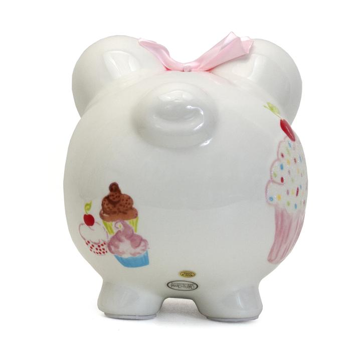 Sprinkle Cupcake Piggy Bank