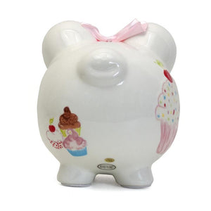Sprinkle Cupcake Piggy Bank