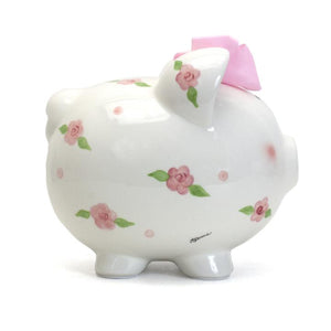 Posies & Polka Dots Piggy Bank
