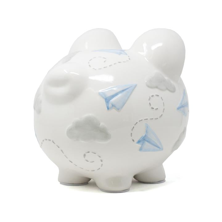 Paper Airplane Piggy Bank